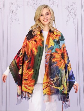 Oil Painting Design Fashion Scarf